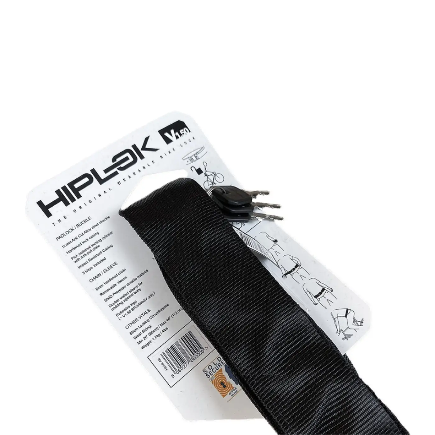 Hiplok Original - Fekete - Zárak (SKU: V150AB)
