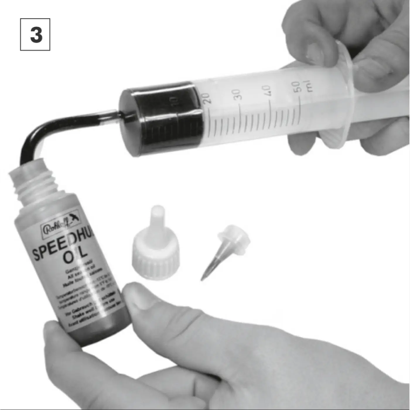 Rohloff - Tube with filling screw (8502) - Szerszámok (SKU: 8502)