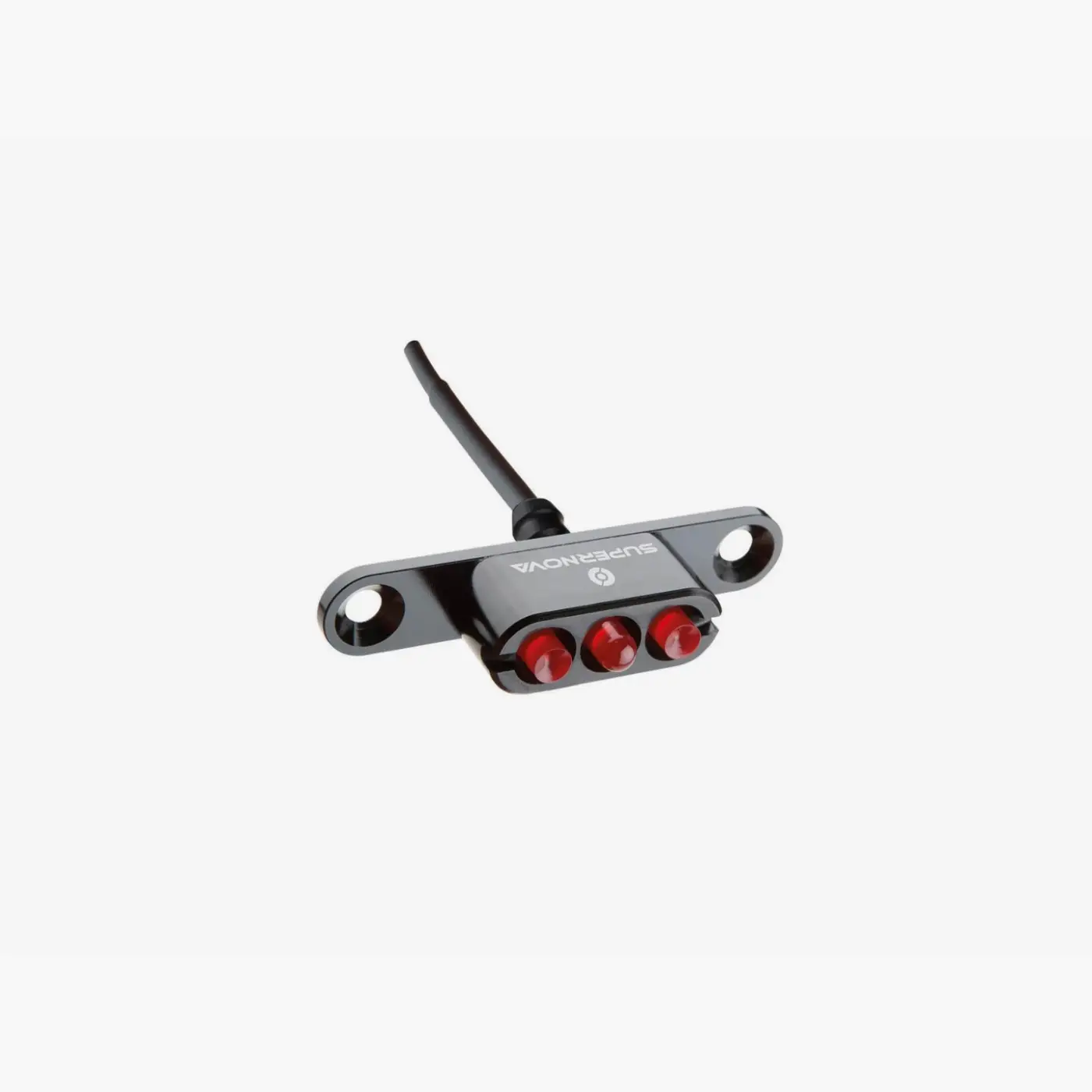 Supernova E3 Pure 3 Dynamo Light - Rear Rack Mount - Black - Lights (SKU: )