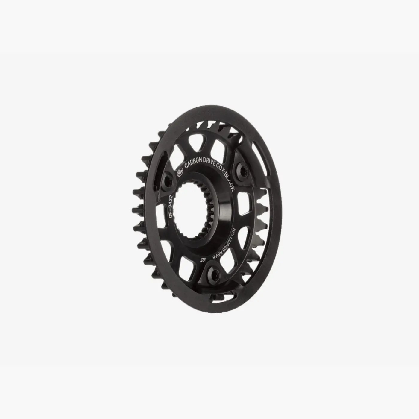 Gates CDX BLACK Fin Line Front Sprocket Pinion Black Zinc -32T - Hajtásrendszer (SKU: CDXFBPI32G)
